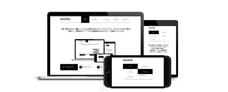 どのデバイスでも表示可能